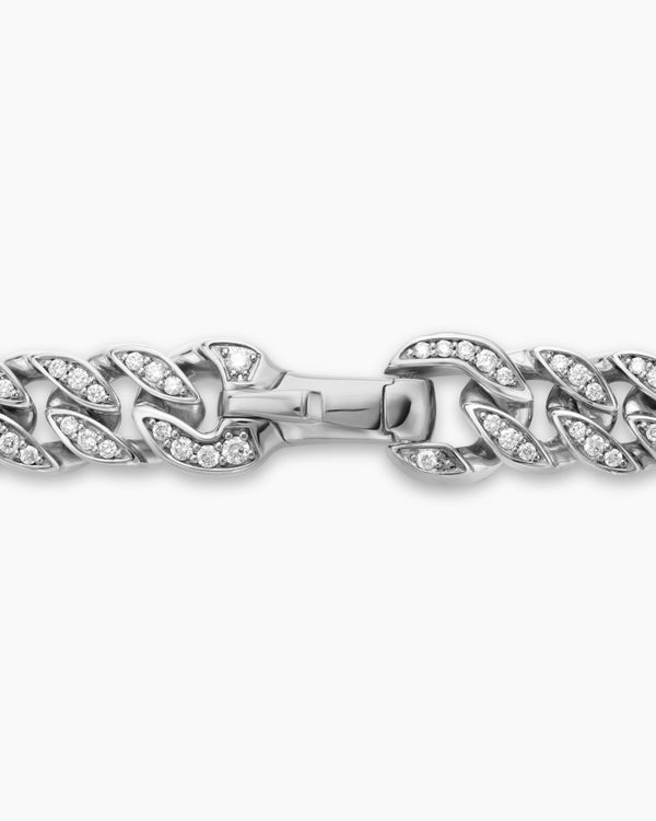 Curb Chain Necklace in Sterling Silver, 8mm