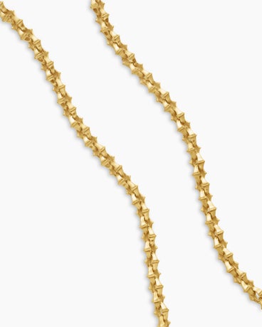 Armoury® Necklace in 18K Yellow Gold, 4mm