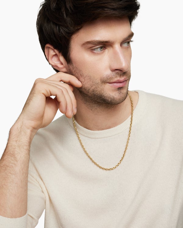 Armory® Necklace in 18K Yellow Gold, 4mm