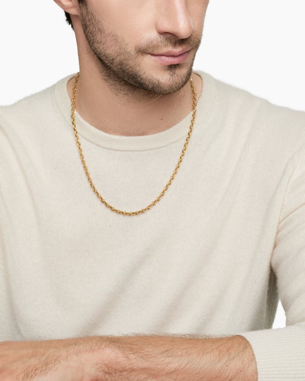 Armory® Necklace in 18K Yellow Gold, 4mm