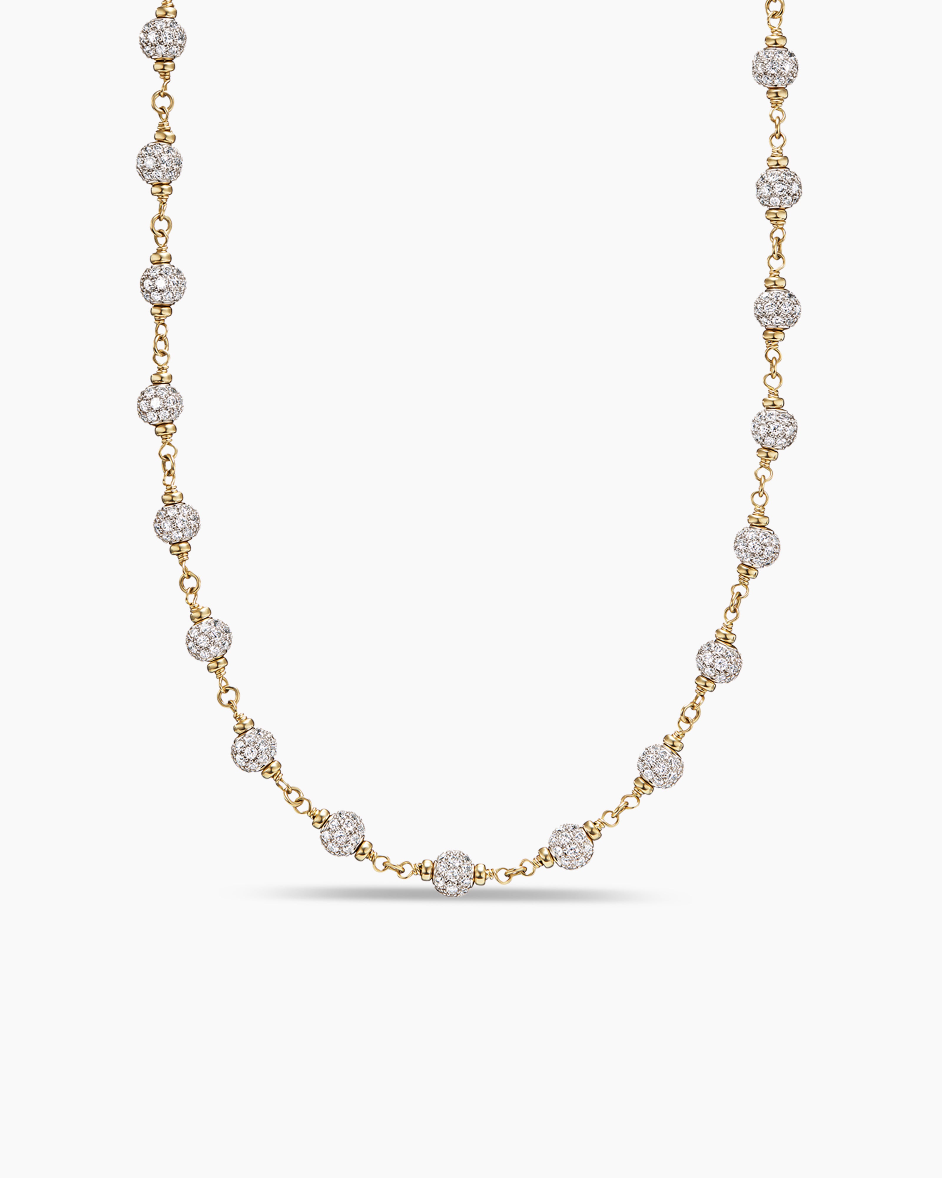 18kt white/yellow gold necklace