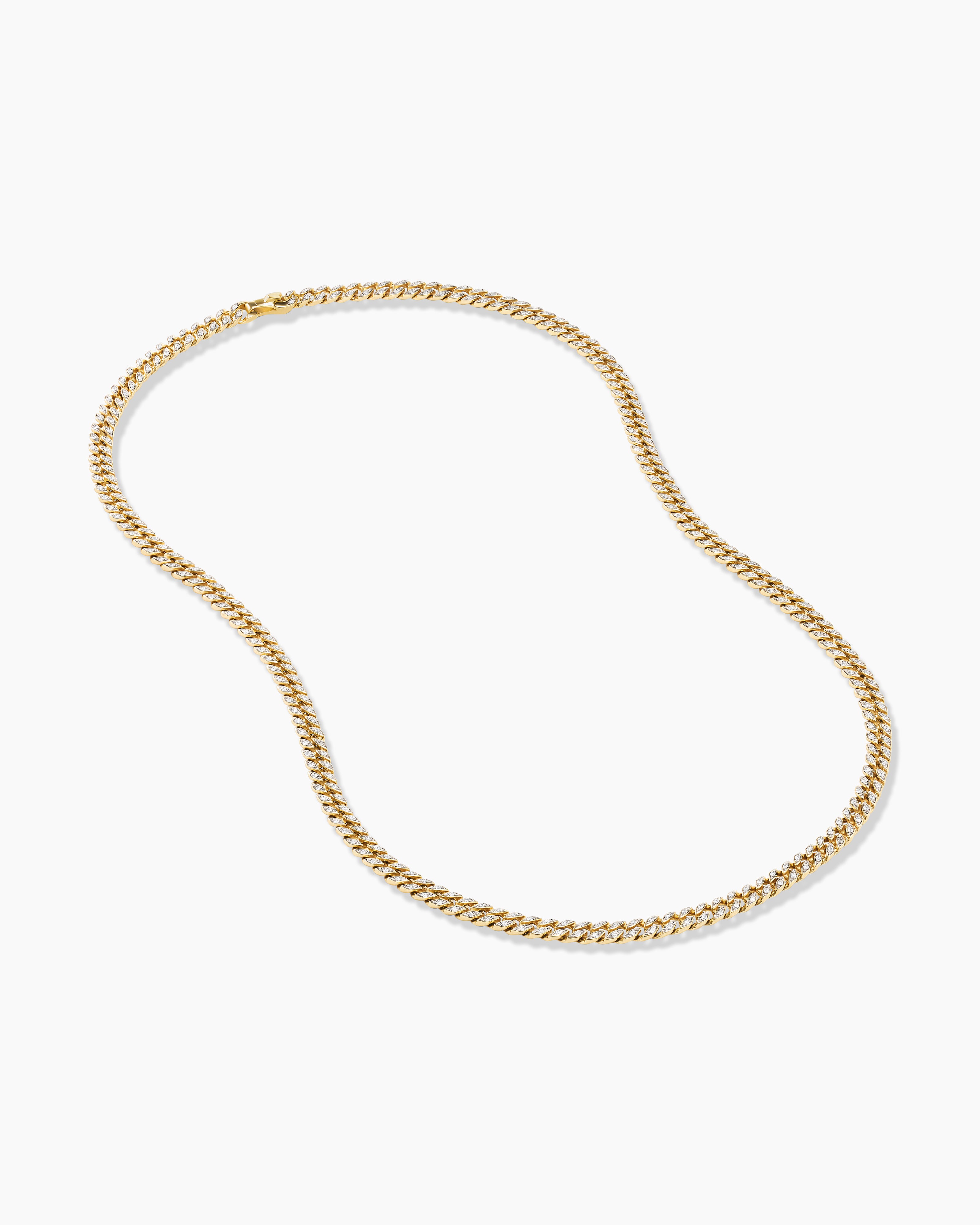 5mm Gold Curb Chain Necklace | Classy Women Collection