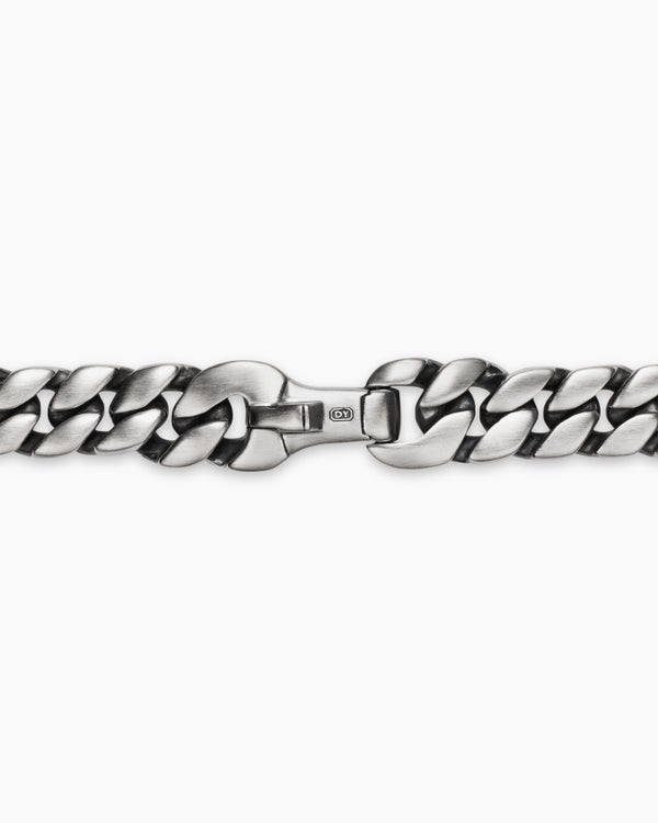 Collier Curb Chain en argent sterling, 6 mm