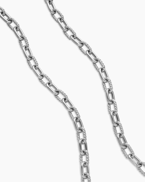 Mens DY Madison Chain Necklace in Sterling Silver, 6mm