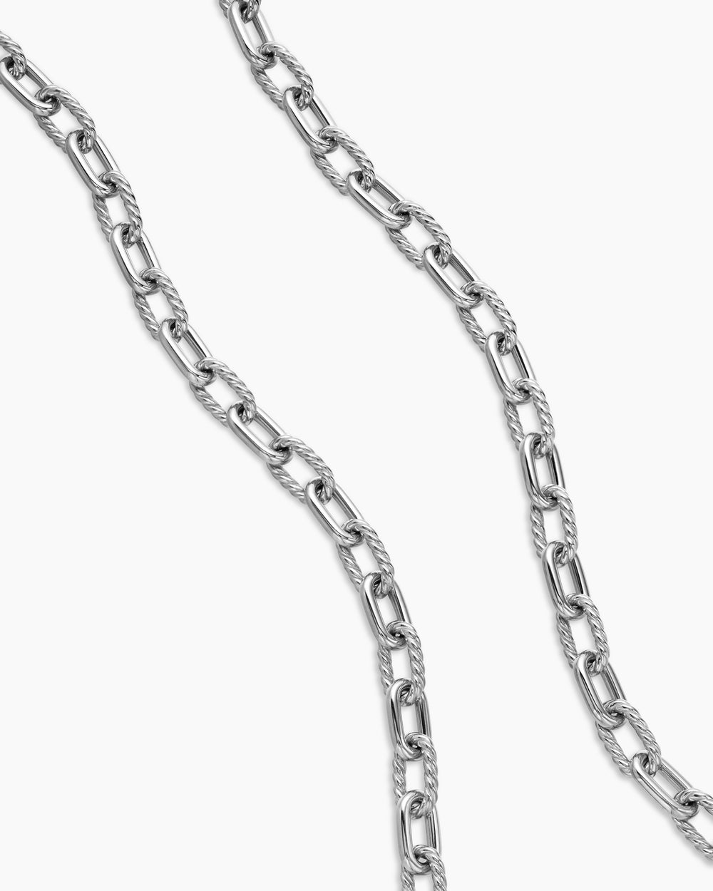 Collier chaîne DY Madison en argent sterling, 6 mm hommes