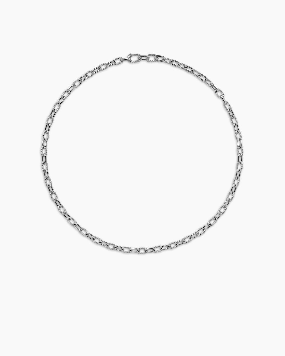 Collier chaîne DY Madison en argent sterling, 6 mm hommes
