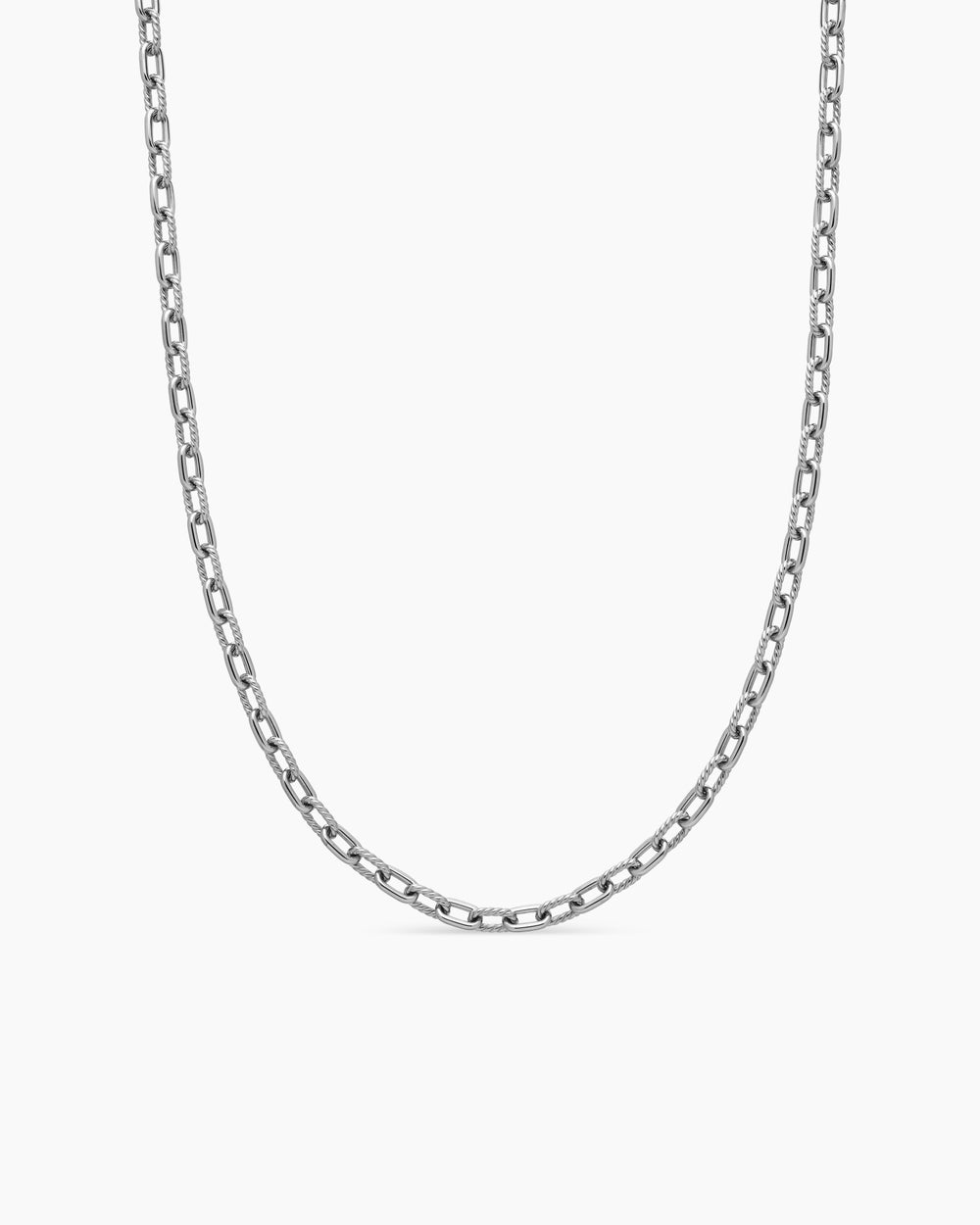 Collier chaîne DY Madison en argent sterling, 6 mm hommes