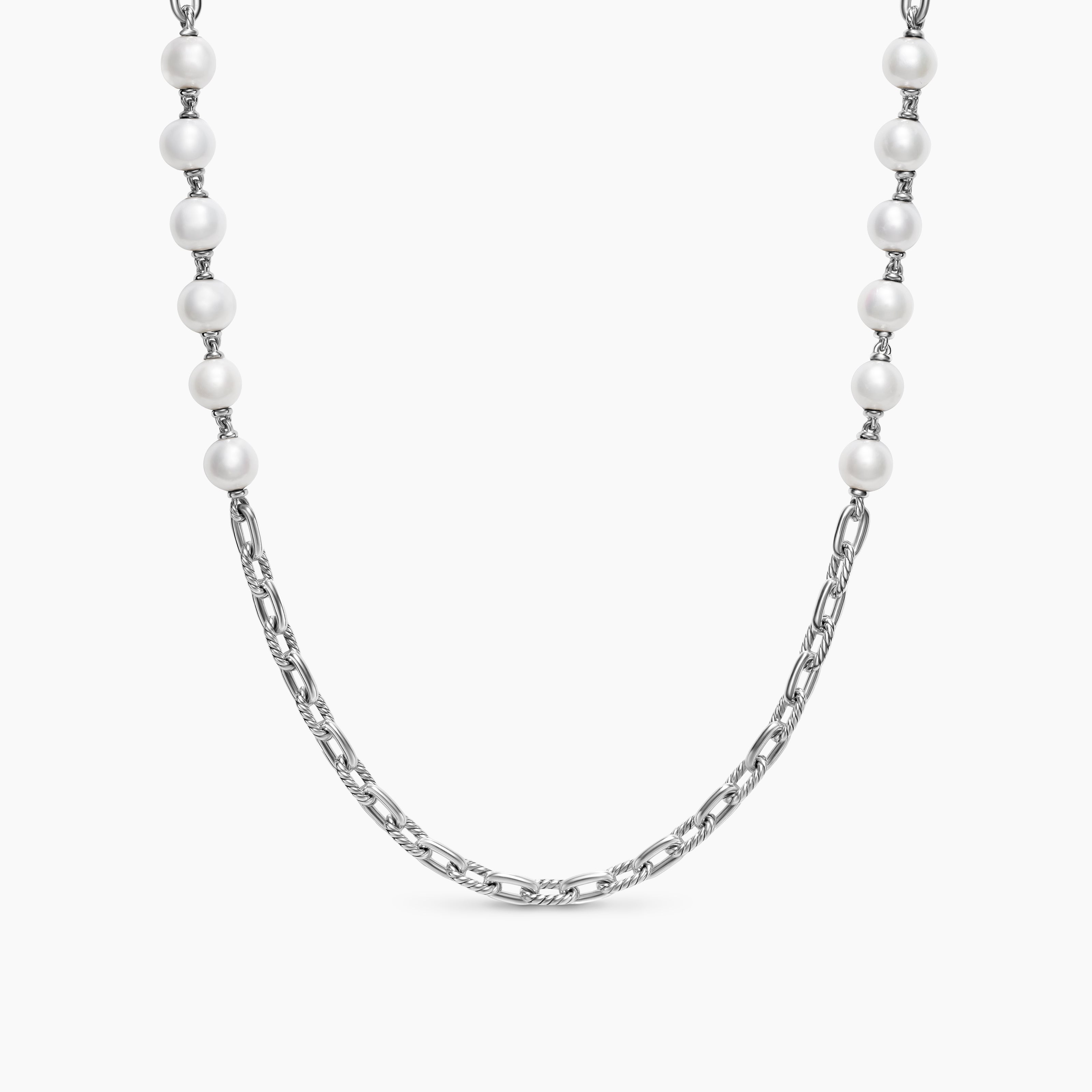 Mens DY Madison Chain Necklace in Sterling Silver, 6mm
