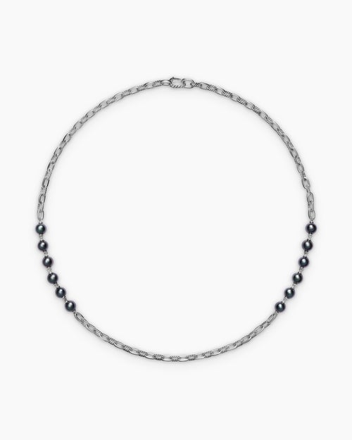 Mens DY Madison Chain Necklace in Sterling Silver, 6mm