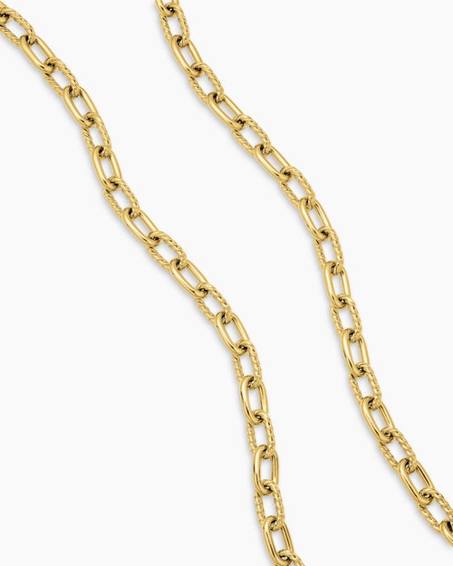 Mens DY Madison® Chain Necklace in 18K Yellow Gold, 8.5mm