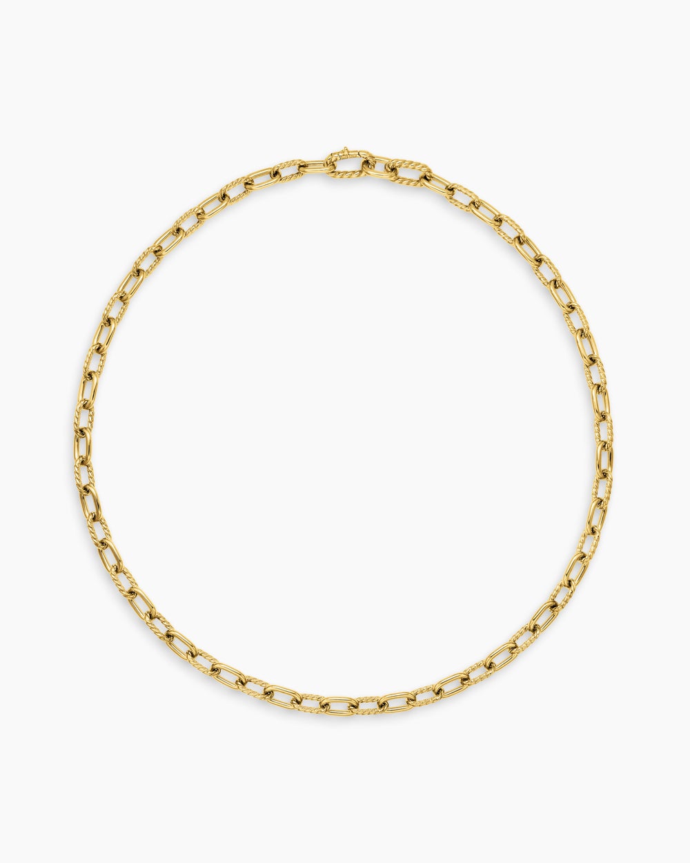 Mens DY Madison Chain Necklace in 18K Yellow Gold, 8.5mm