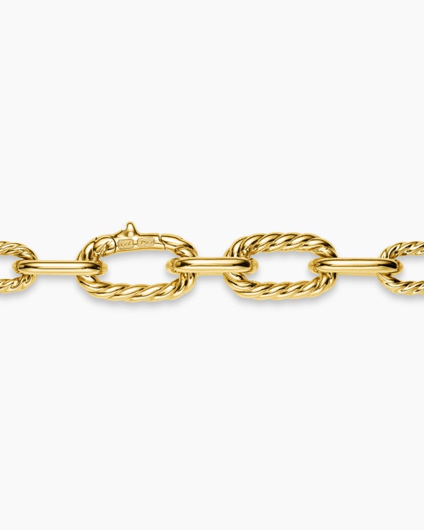 Collier chaîne DY Madison® en or jaune 18 carats, 8,5 mm