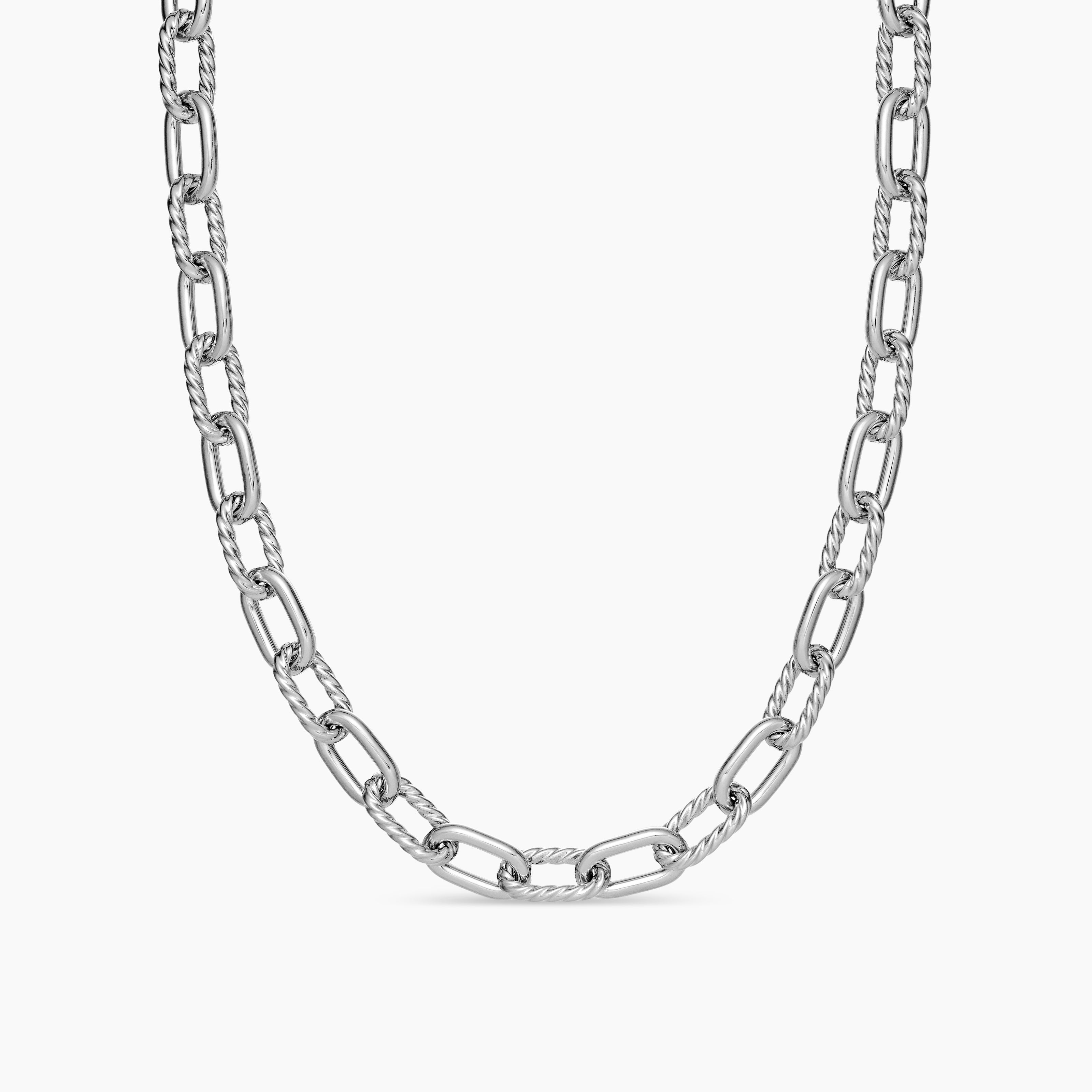 Mens DY Madison&reg; Chain Necklace in Sterling Silver, 8.5mm