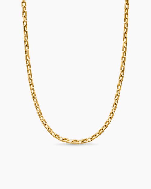 Mens Streamline® Link Necklace in 18K Yellow Gold, 5.5mm