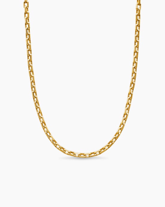 Streamline Link Necklace in 18K Yellow Gold, 5.5mm
