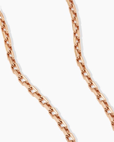 Streamline® Heirloom Chain Link Necklace in 18K Rose Gold, 5.5mm