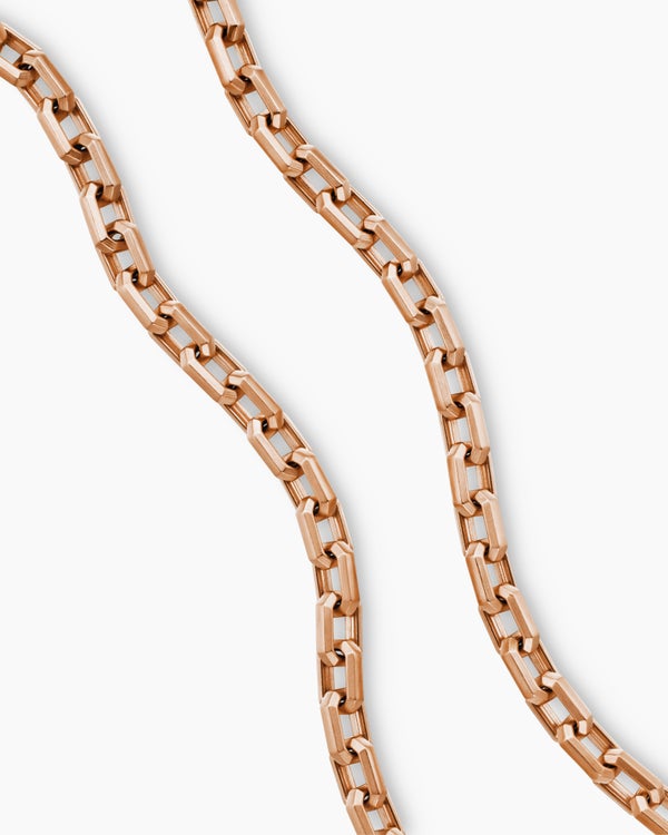 Streamline® Link Necklace in 18K Rose Gold, 5.5mm