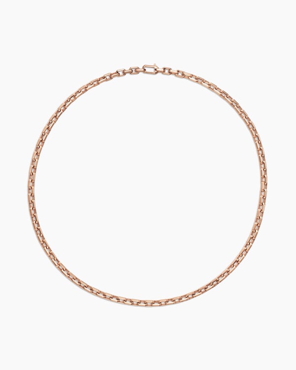 Streamline® Link Necklace in 18K Rose Gold, 5.5mm