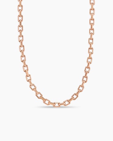 Streamline Heirloom Chain Link Necklace in 18K Rose Gold, 5.5mm