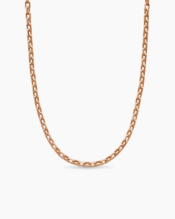 Streamline® Link Necklace in 18K Rose Gold, 5.5mm