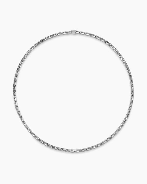 Mens Streamline® Link Necklace in Platinum, 5.5mm