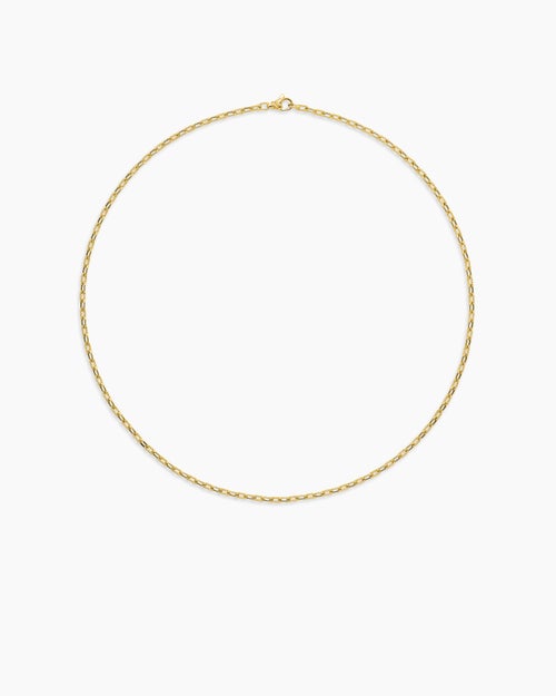 Mens DY Madison Chain Necklace in 18K Yellow Gold, 3mm