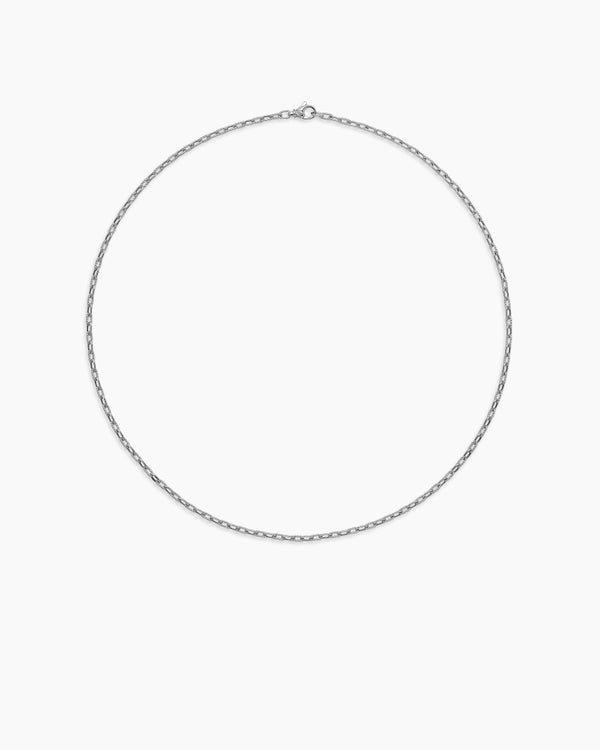 Collier chaîne DY Madison en argent sterling, 3 mm
