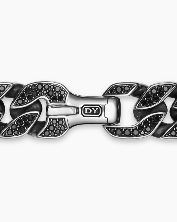 Curb Chain Necklace in Sterling Silver, 18mm