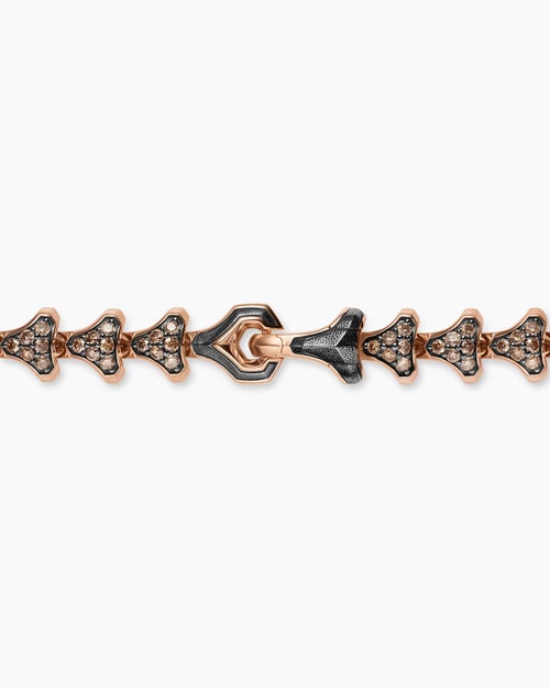 Mens Armory Necklace in 18K Rose Gold, 7.5mm