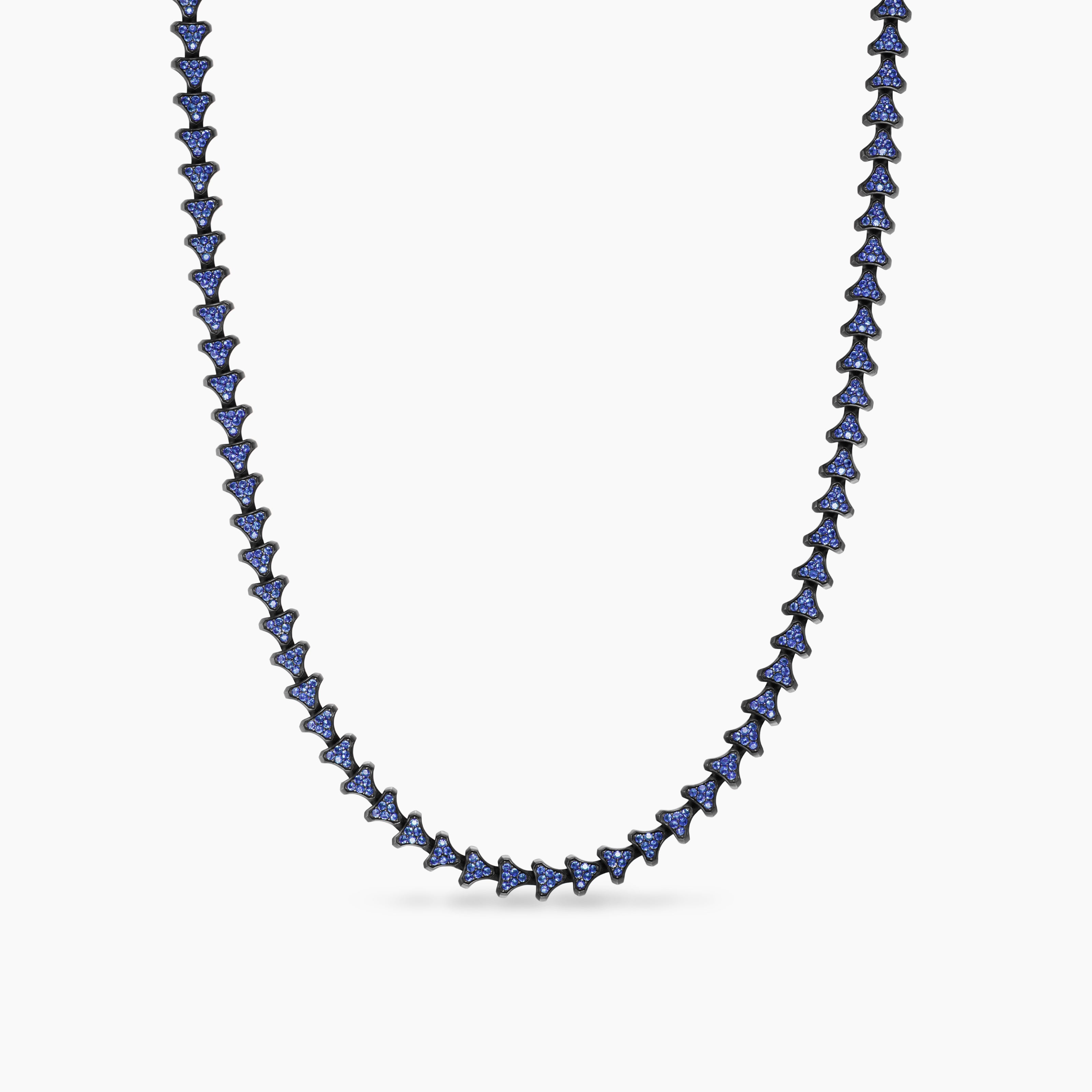 Mens Armory Necklace in Black Titanium, 7.5mm