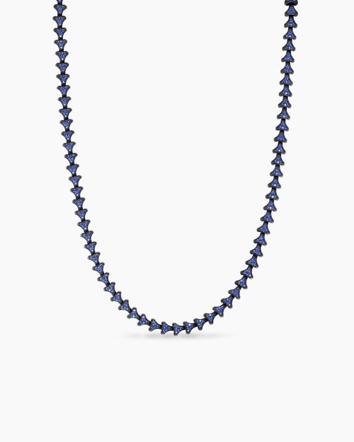 Mens Armory Necklace in Black Titanium, 7.5mm