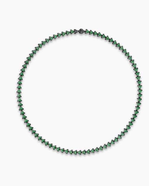 Mens Armory Necklace in Black Titanium, 7.5mm