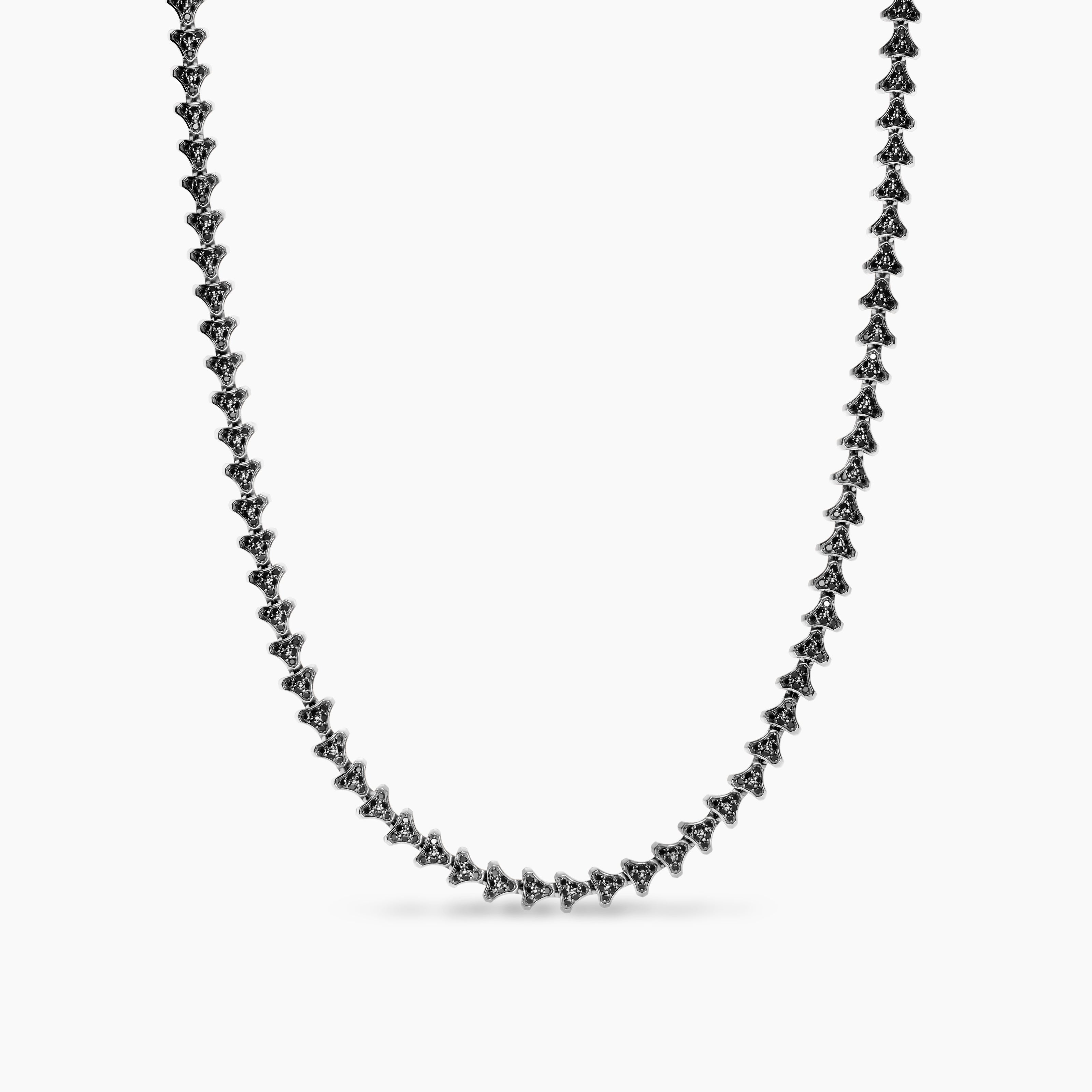 Mens Armory Necklace in Sterling Silver, 7.5mm