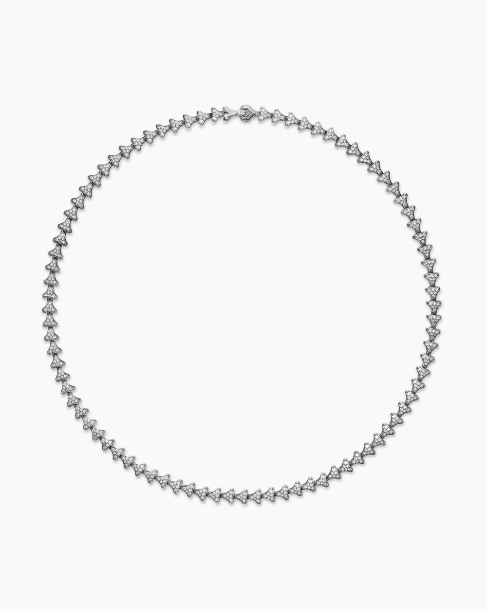 Mens Armory Necklace in Sterling Silver, 7.5mm