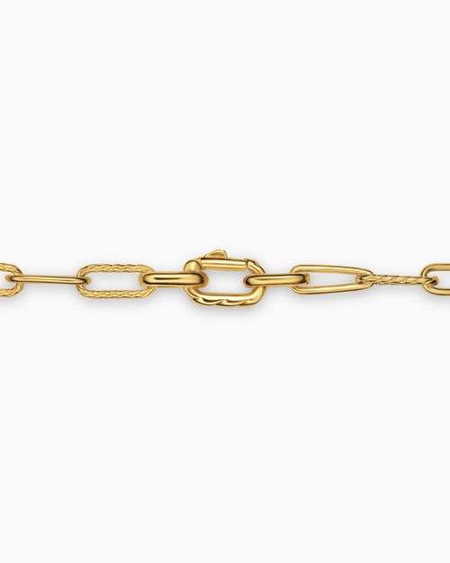 Mens DY Madison Chain Necklace in 18K Yellow Gold, 4mm