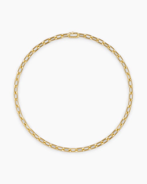 Mens DY Madison® Chain Necklace in 18K Yellow Gold, 8.5mm