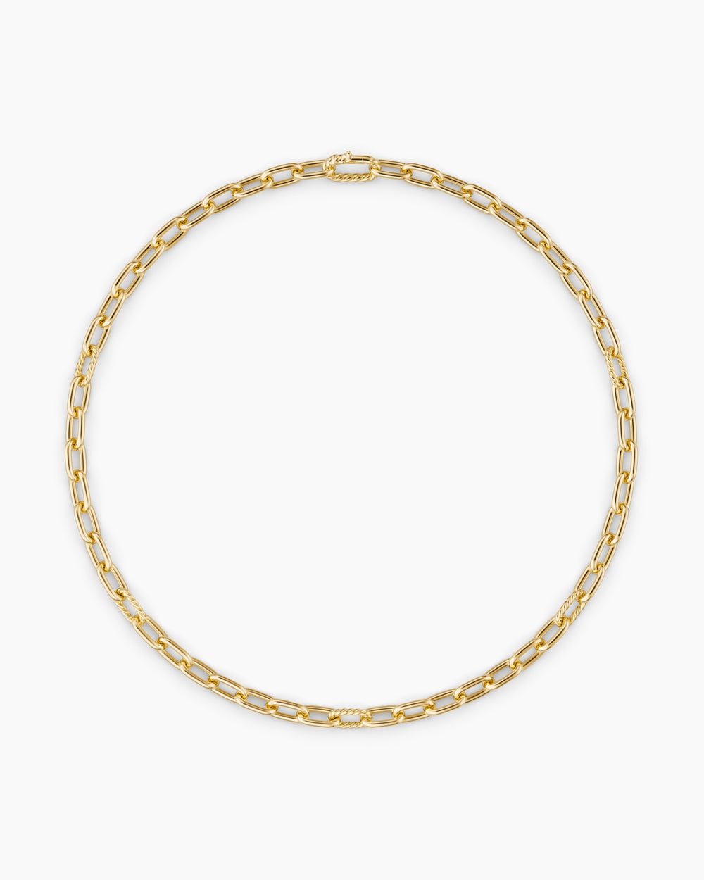 Mens DY Madison® Chain Necklace in 18K Yellow Gold, 8.5mm