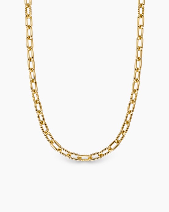 Collier chaîne DY Madison® en or jaune 18 carats, 8,5 mm