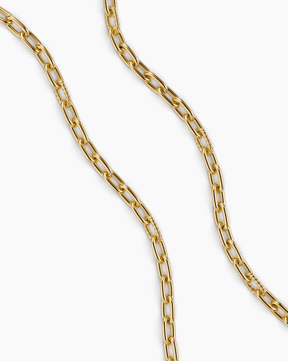 Mens DY Madison® Chain Necklace in 18K Yellow Gold, 6mm