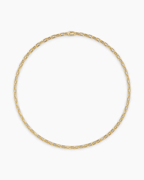 Mens DY Madison® Chain Necklace in 18K Yellow Gold, 6mm