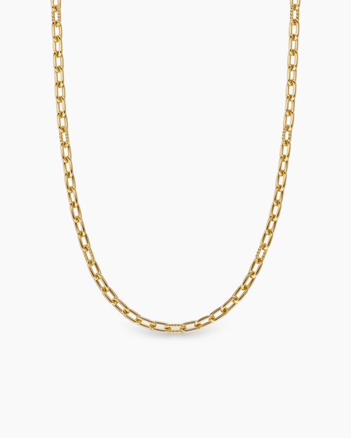 Mens DY Madison® Chain Necklace in 18K Yellow Gold, 6mm