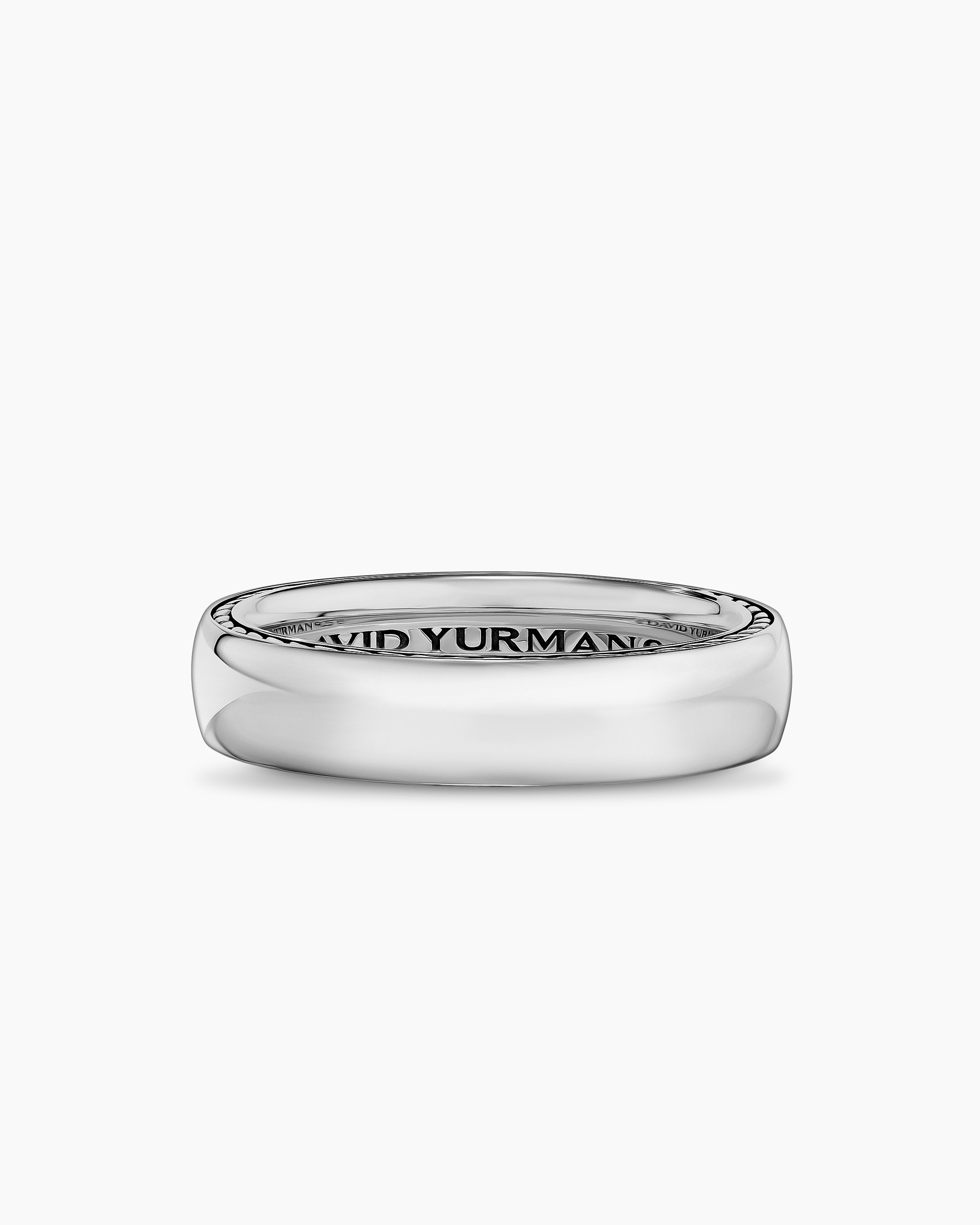 David Yurman Men's Waves Band Ring - Sterling Silver - Size 10