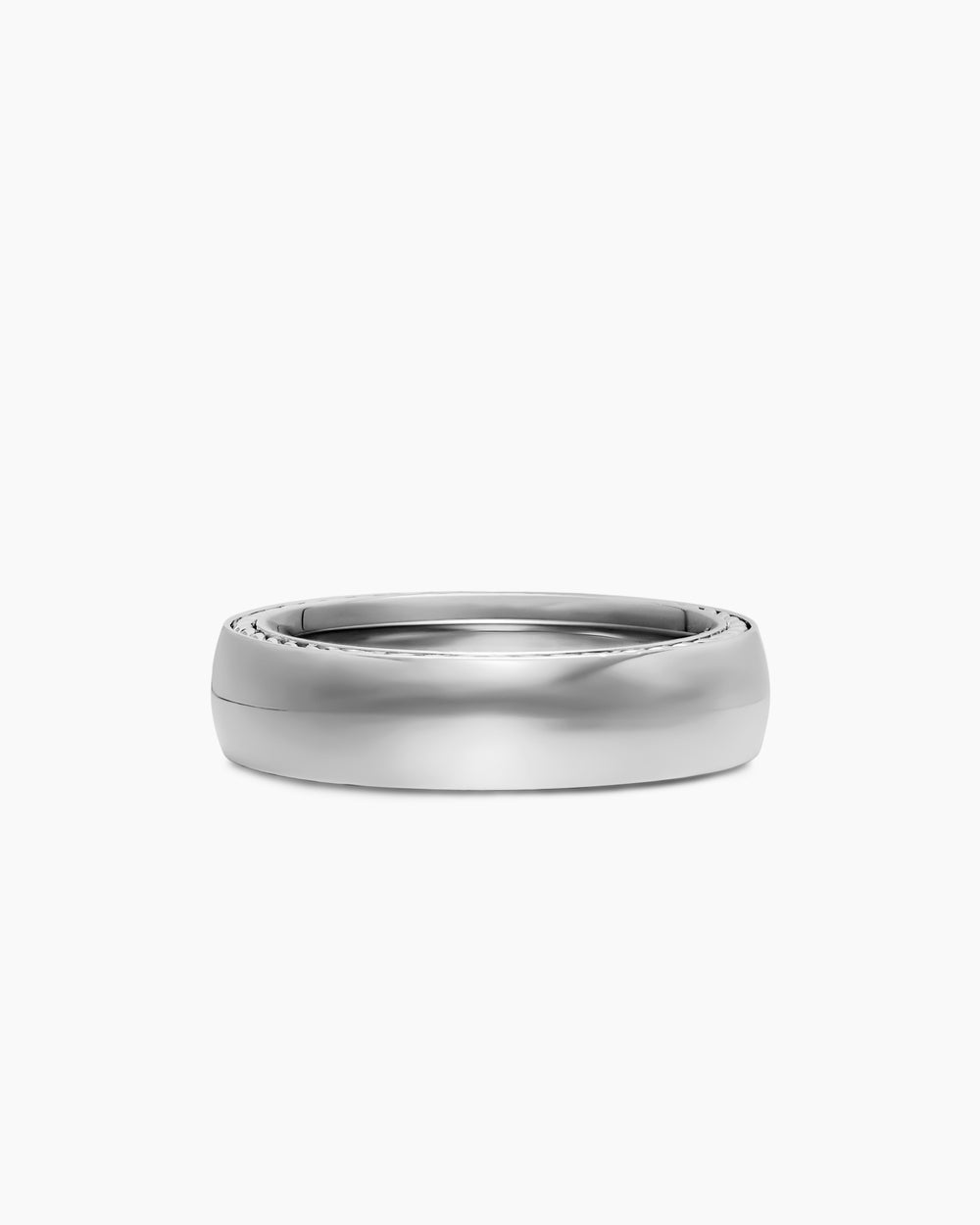 Anneau Streamline en argent massif, 6 mm homme