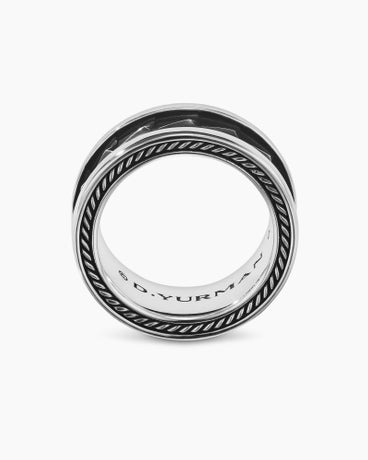 Armory® Band Ring in Sterling Silver, 9mm