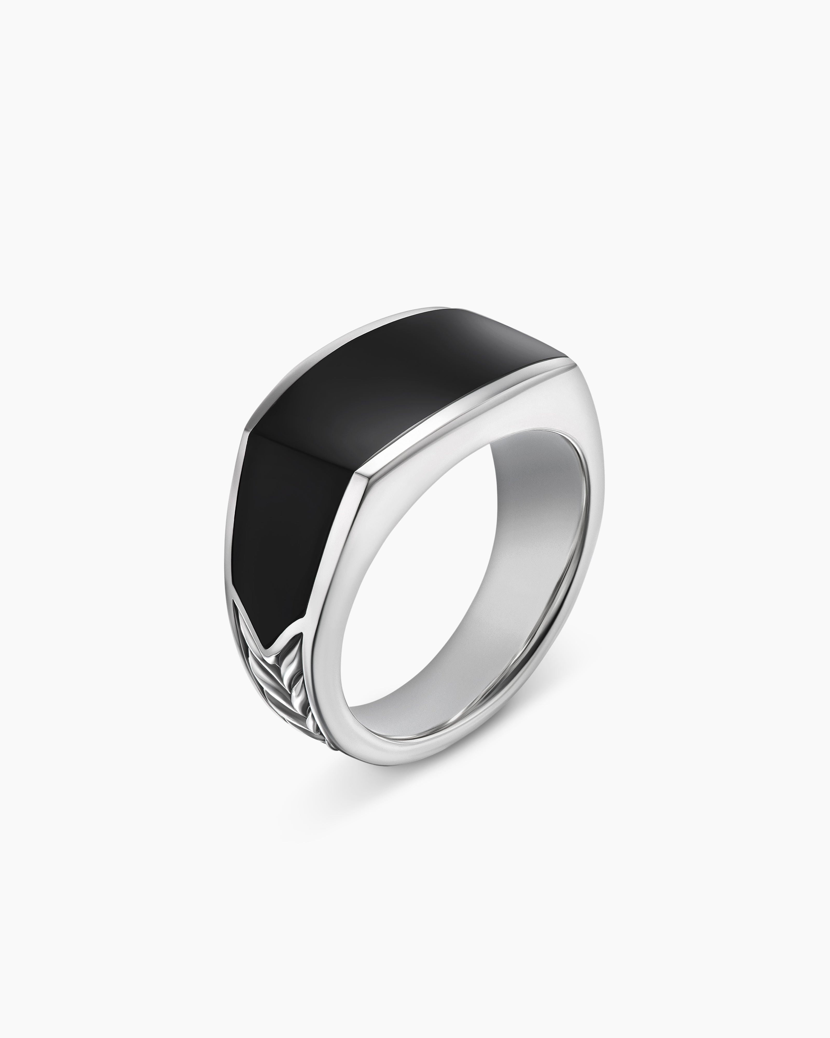 Silver Gentle Harmony Men's Ring – GIVA Jewellery