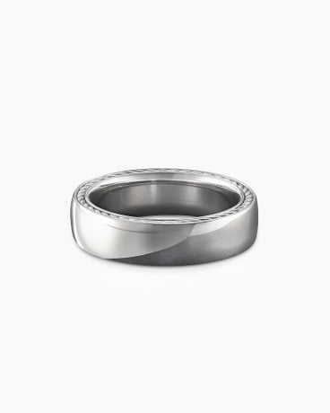 Streamline® Band Ring in Platinum, 6mm