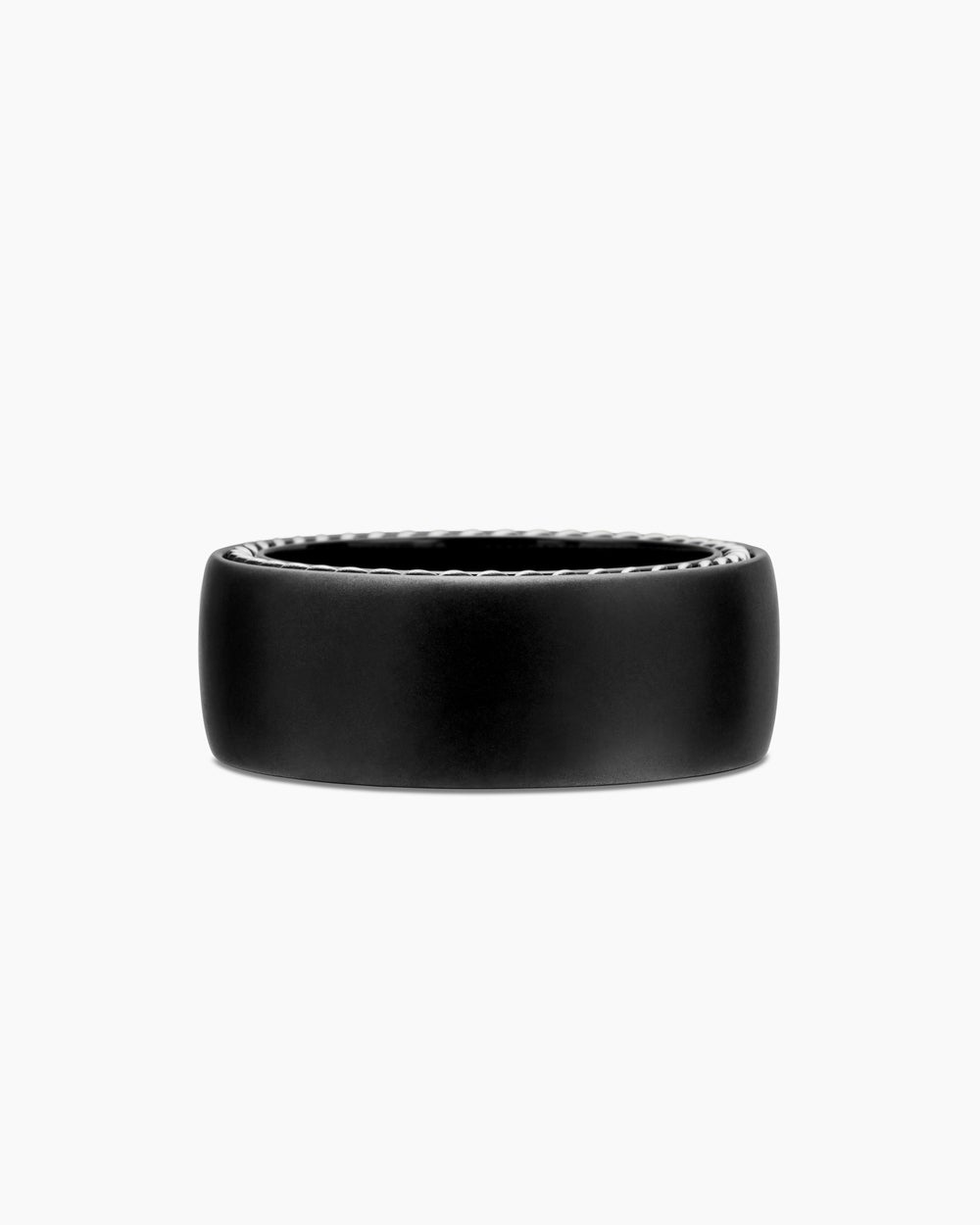 Anneau Streamline® en titane noir, 9 mm hommes