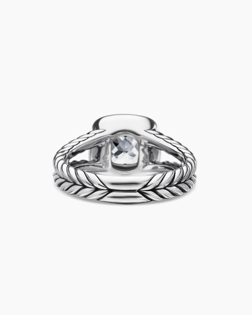Bague Petite Albion® en argent sterling avec diamants, 7 mm femmes