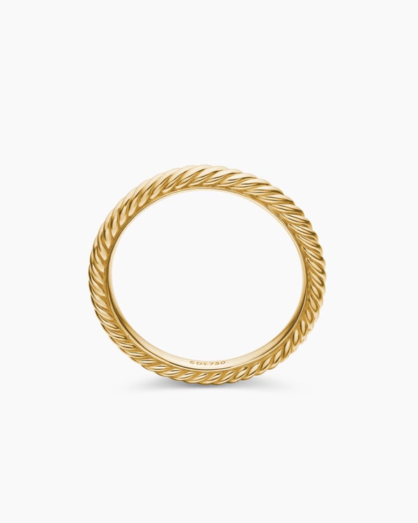 Cable Collectibles Stack Ring in 18K Yellow Gold, 2mm