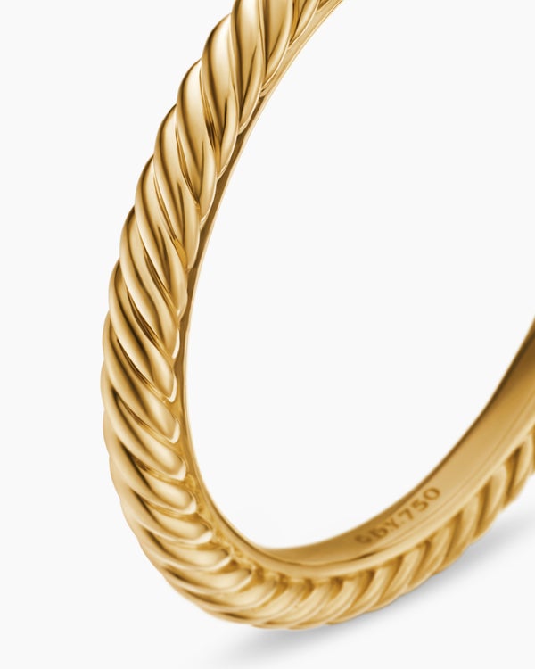 Cable Collectibles Stack Ring in 18K Yellow Gold, 2mm